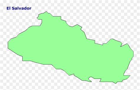 Map Of El Salvador - Salvador Map Outline Clipart (#1311207) - PinClipart