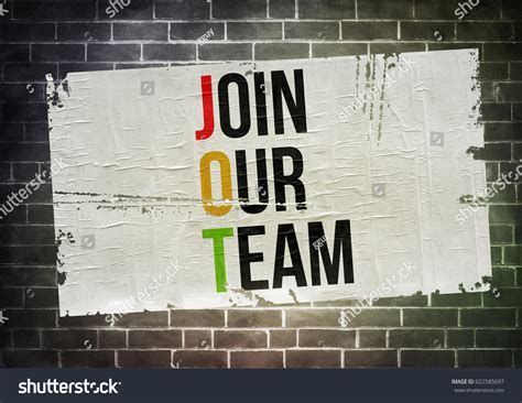 Join Our Team Poster Concept Stock Illustration 622585697 | Shutterstock