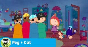 PEG + CAT | Baby Fox’s Big Machine (Song) | PBS KIDS – こどもとえいご！