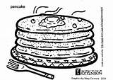 Pancakes Coloring Pages sketch template