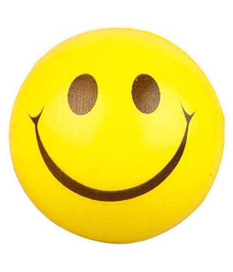 Smiley Face Squeeze Stress Ball - SET OF 4 - 3 inch (Yellow) - Buy Smiley Face Squeeze Stress ...