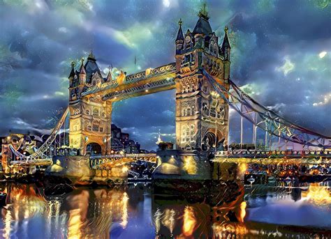 Puzzle Tower Bridge, England London-Brücke, 1 000 Teile | PuzzleMania.at