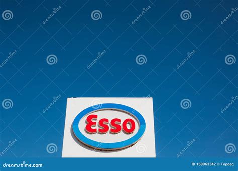 Esso Logo on Its Gas Service Station Editorial Photography - Image of outdoors, motor: 158963342