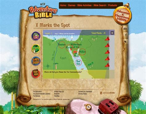 Online Games for Christian Kids {Adventure Bible Kids Website Review} | Adventure bible ...