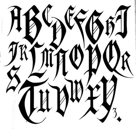 old english font - Google Search | Lettering alphabet, Lettering styles alphabet, Graffiti ...