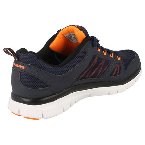 Mens Skechers Lightweight Memory Foam Lace Up Trainers Flex Advantage - 51251