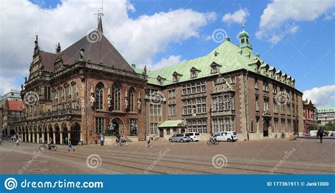 City Hall of Bremen, Germany Editorial Photo - Image of city, europe ...