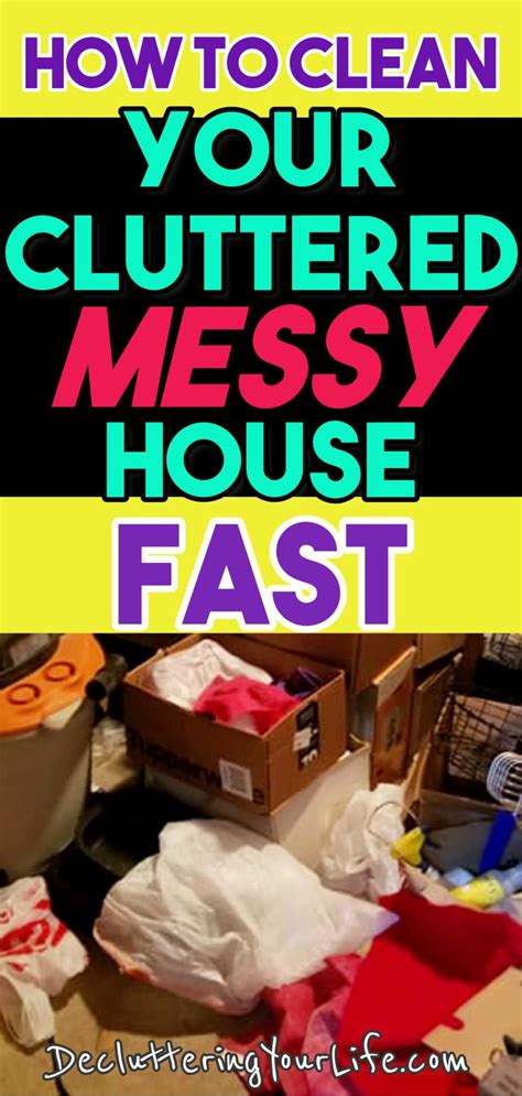 How To Clean an EXTREMELY Cluttered House-Signs of a Problem | Messy ...