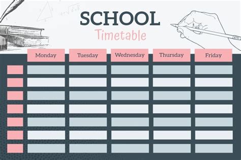 Timetable Template - WINNING TEMPLATES