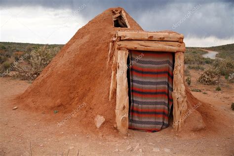 Pics: navajo hogan | Hogan -Navajo native indian house — Stock Photo ...