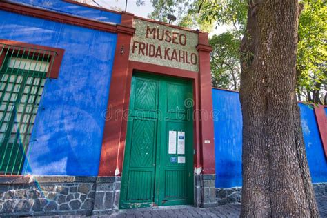 Coyoacan, Mexico-20 April, 2018: Frida Kahlo Museum Editorial Stock ...