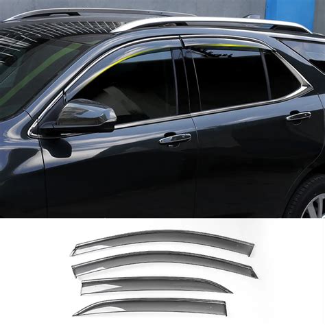 SHINEKA Car styling Plastic Car Window Shade Awnings Deflector Rain Sun Visor Protector For ...