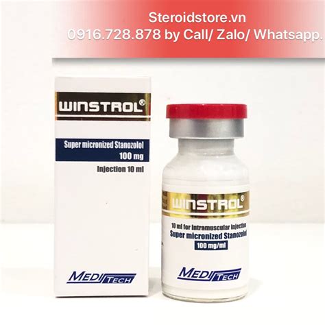 Winstrol (Stanozolol 100mg/ml) -Injection - Hãng Meditech - Lọ 10ml