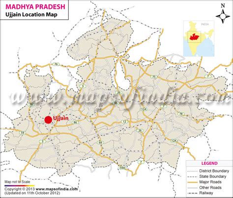 Where is Ujjain Located in India | Ujjain Location Map,Madhya Pradesh