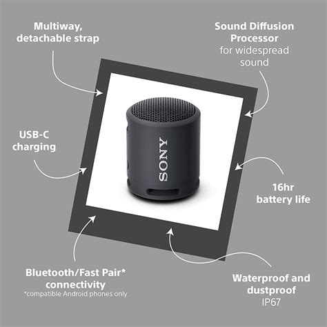 Buy SONY 5W Portable Bluetooth Speaker (IP67 Waterproof, Extra Bass ...