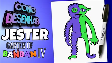 COMO DESENHAR O JESTER do GARTEN OF BANBAN 4 | how to draw jester from ...