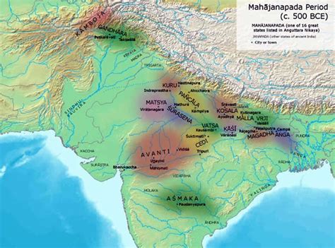 Picture Information: Map of Kingdom of Kosala