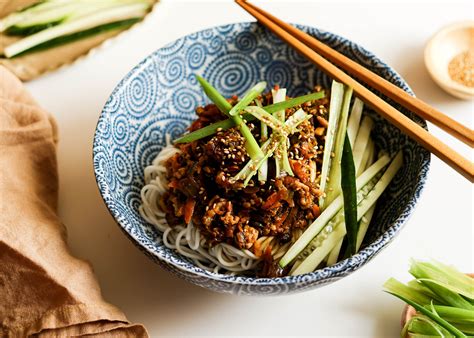 Zha Jiang Mian (Noodles with Soybean Meat Sauce) — Eat Cho Food