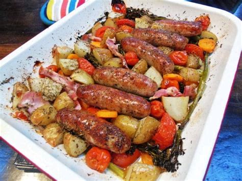 Slimming World Sausage Tray Bake Slimming World Sausages, Slimming ...