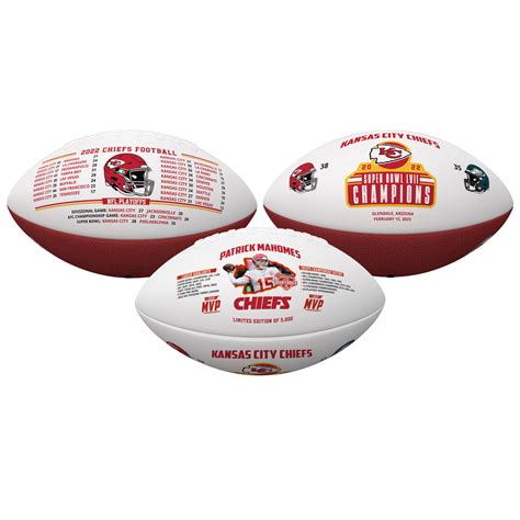 Buy Kansas City Chiefs Super Bowl LVII Football Limited Edition ...