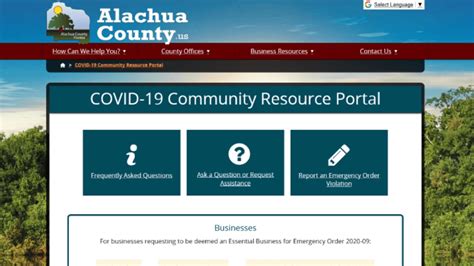 Alachua County implements COVID-19 Community Resource Portal