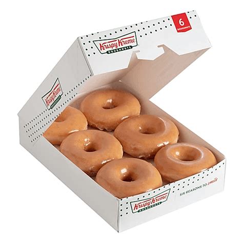 Krispy Kreme Box of 6 Original Glazed Doughnuts | Shop | Walter Mart