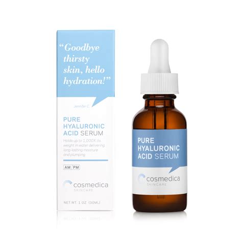 Buy Hyaluronic Acid Serum - 100% Pure - 1oz at Cosmedica Skincare for ...