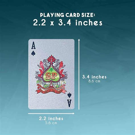 playing card dimensions inches - Stunner Microblog Sales Of Photos