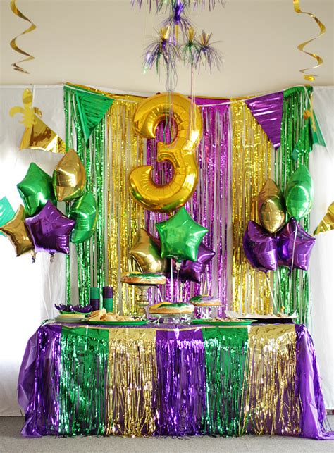 A Mardi Gras Third Birthday Party! | Style Your Senses