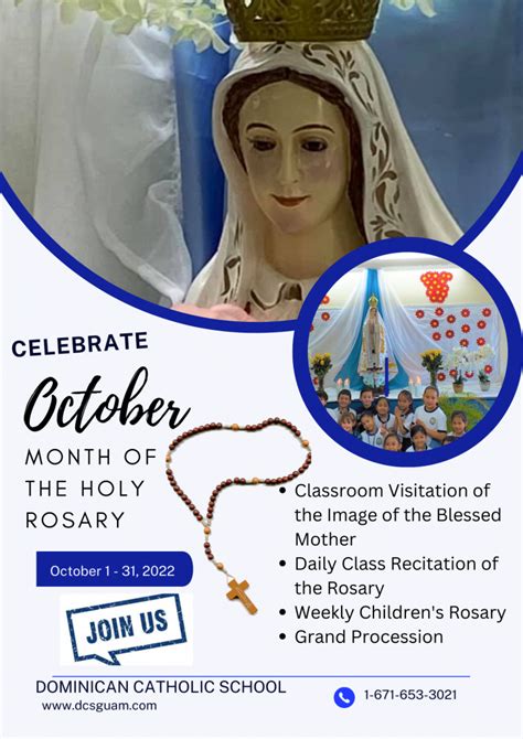 October, Month Of The Holy Rosary – Dominican Catholic School