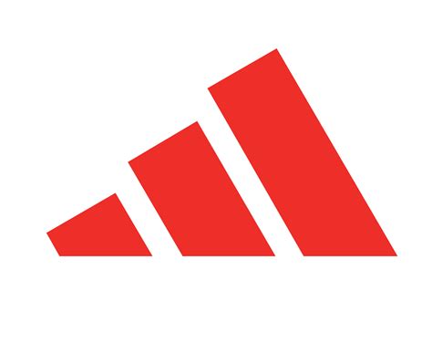 Adidas Logo Red Symbol Clothes Design Icon Abstract football Vector ...