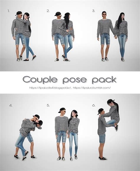 Couple pose pack for The Sims 4 by Lipaluci | Spring4sims | Sims 4 ...