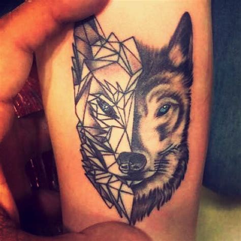 Wolf tattoo, Nymeria ️ Wolf Spirit, Wolf Tattoos, Tattoos For Guys, Geometric Tattoo, Tatting ...