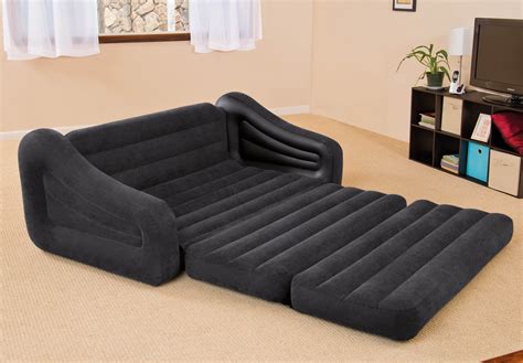 Intex Inflatable Queen Size Pull Out Futon Sofa Couch Sleep Away Bed | Free Hot Nude Porn Pic ...