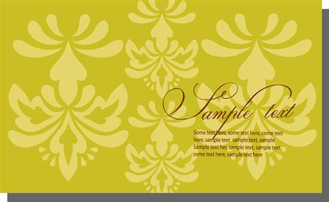 free floral business card templates collection vector undefined
