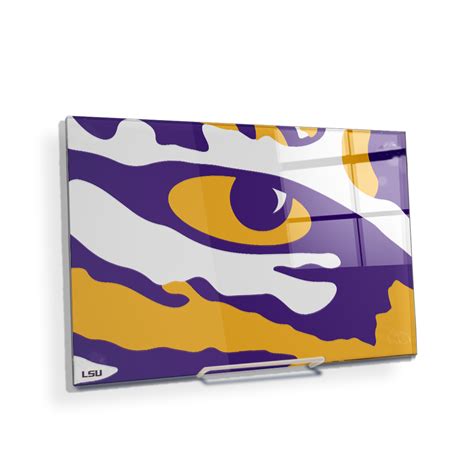 LSU Tigers "Eye of the Tiger" Officially Licensed Wall Art - College Wall Art