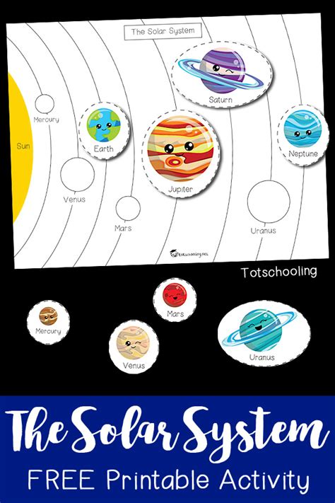 Solar System Worksheet For Kindergarten