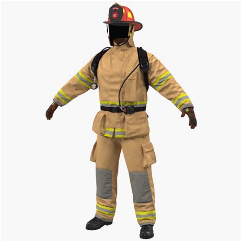 firefighter uniform 3D | Firefighter, Uniform, Fire gear