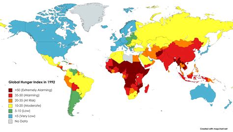 Starvation In Africa Map