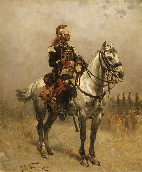 Alphonse-Marie-Adolphe de Neuville | A Cavalryman | The Metropolitan ...