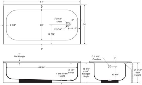 Standard Bathtub Drain Size - Best Drain Photos Primagem.Org