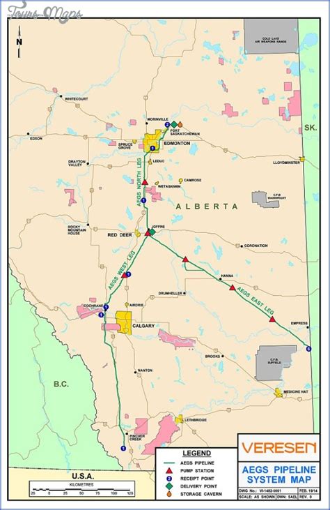 FORT SASKATCHEWAN MAP - ToursMaps.com