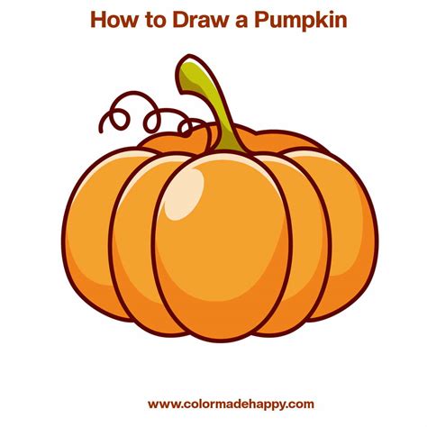 How to Draw a Pumpkin: Step by Step Guide