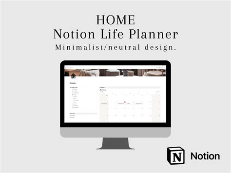 Minimalist Notion Template - Etsy