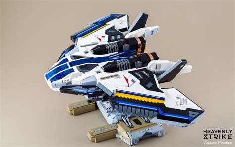 Heavenly Strike: Three-Quarters View | Lego ship, Lego space, Lego spaceship