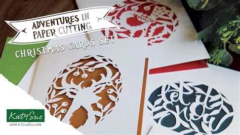 Adventures In Paper Cutting Christmas Card Making Set - YouTube