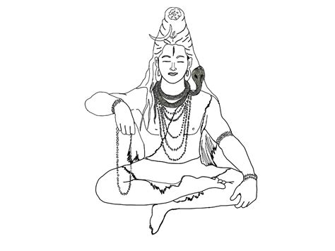 Lord shiva painting, Drawings, Lord shiva sketch