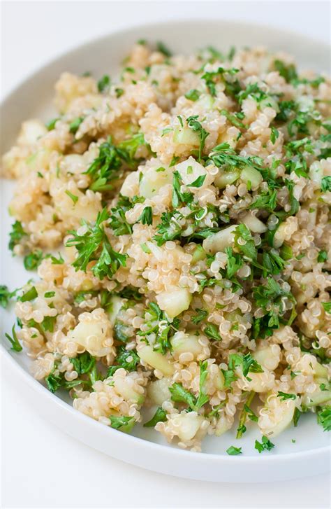 Cucumber Quinoa Tabouli Recipe - Vegan and Gluten-Free