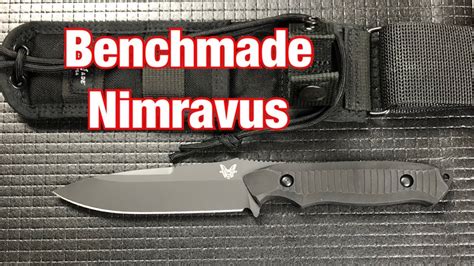 Benchmade Nimravus Knife Review - YouTube