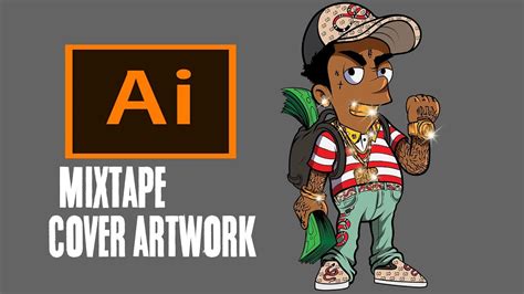 Hip Hop Cartoon Rap Album Covers - Mixtape Cover Artwork Adobe Illustrator Speedart Youtube ...